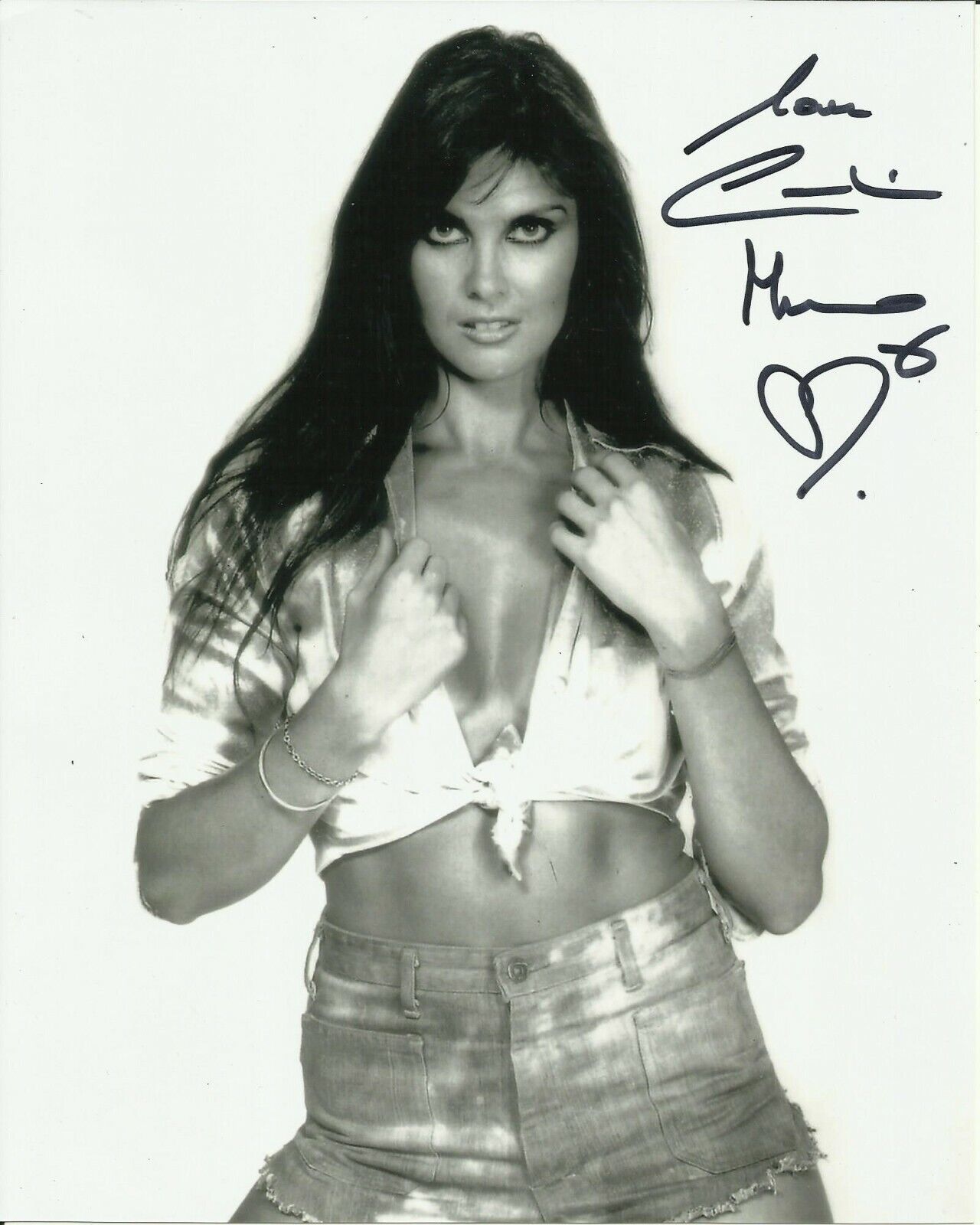 CAROLINE MUNRO SIGNED SEXY Photo Poster painting UACC REG 242 (14)