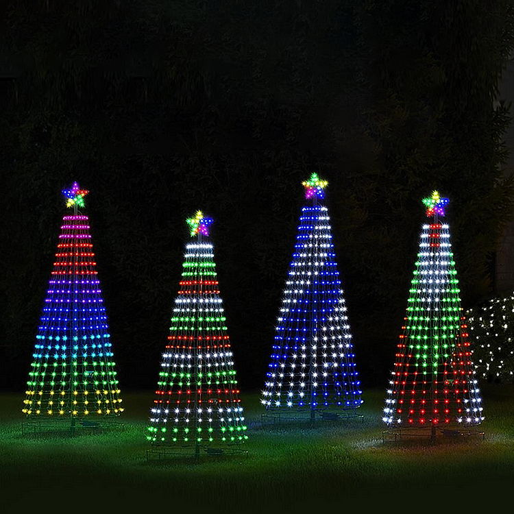 Animated LED Light Show Cone Christmas Tree Christmas Decor