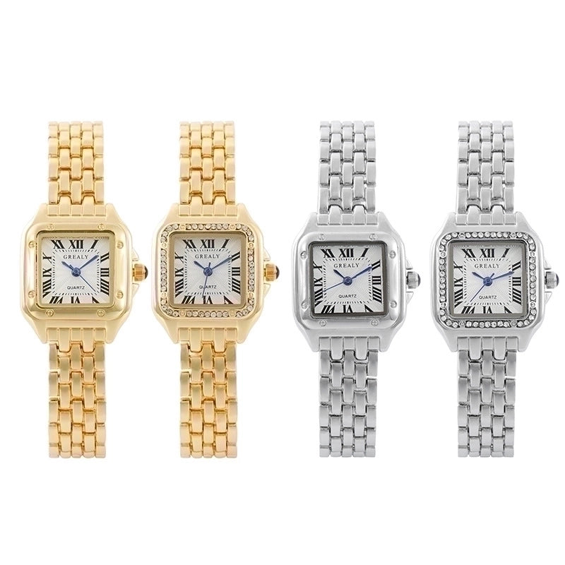 Casual Solid Color Single Folding Buckle Quartz Women’s Watches