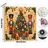 Christmas DIY Special Shape Diamond Painting Pearl Art With Inner Frame Kit 25x25cm(Christmas Tree)