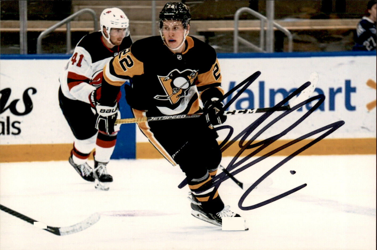 Samuel Poulin SIGNED autographed 4x6 Photo Poster painting PITTSBURGH PENGUINS #3