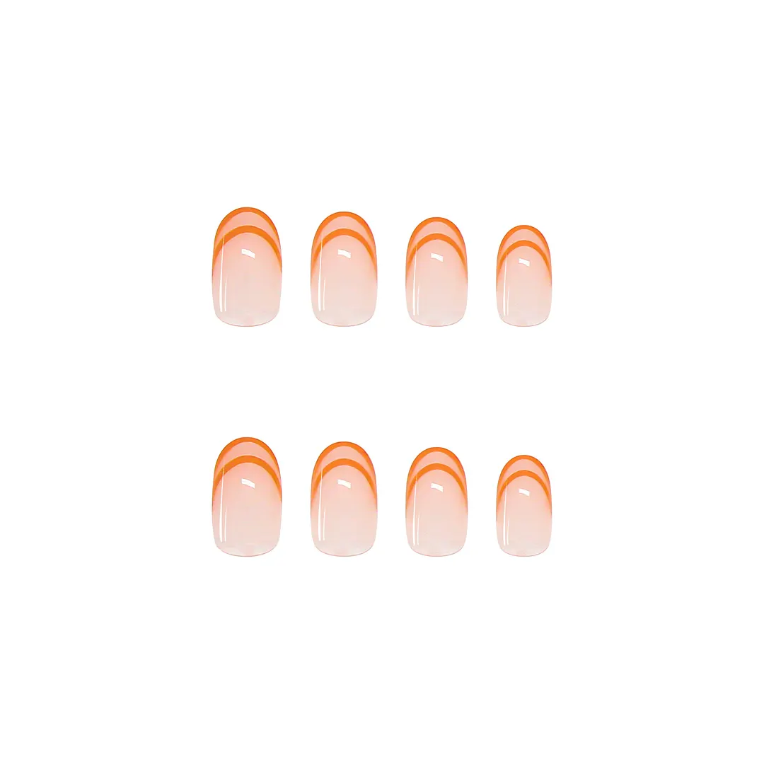 Churchf Churchf Nail Wear Nail False Round Nail Line Nail Paste Nail Paste Nail Finished Nail Patch