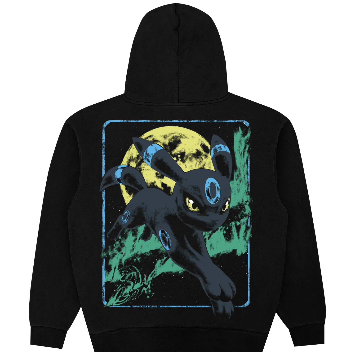 MOONBREON HOODIE BLACK