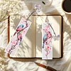 5Pcs Bird DIY Diamond Bookmark Art Projects with Crystal Pendant for Book Lovers