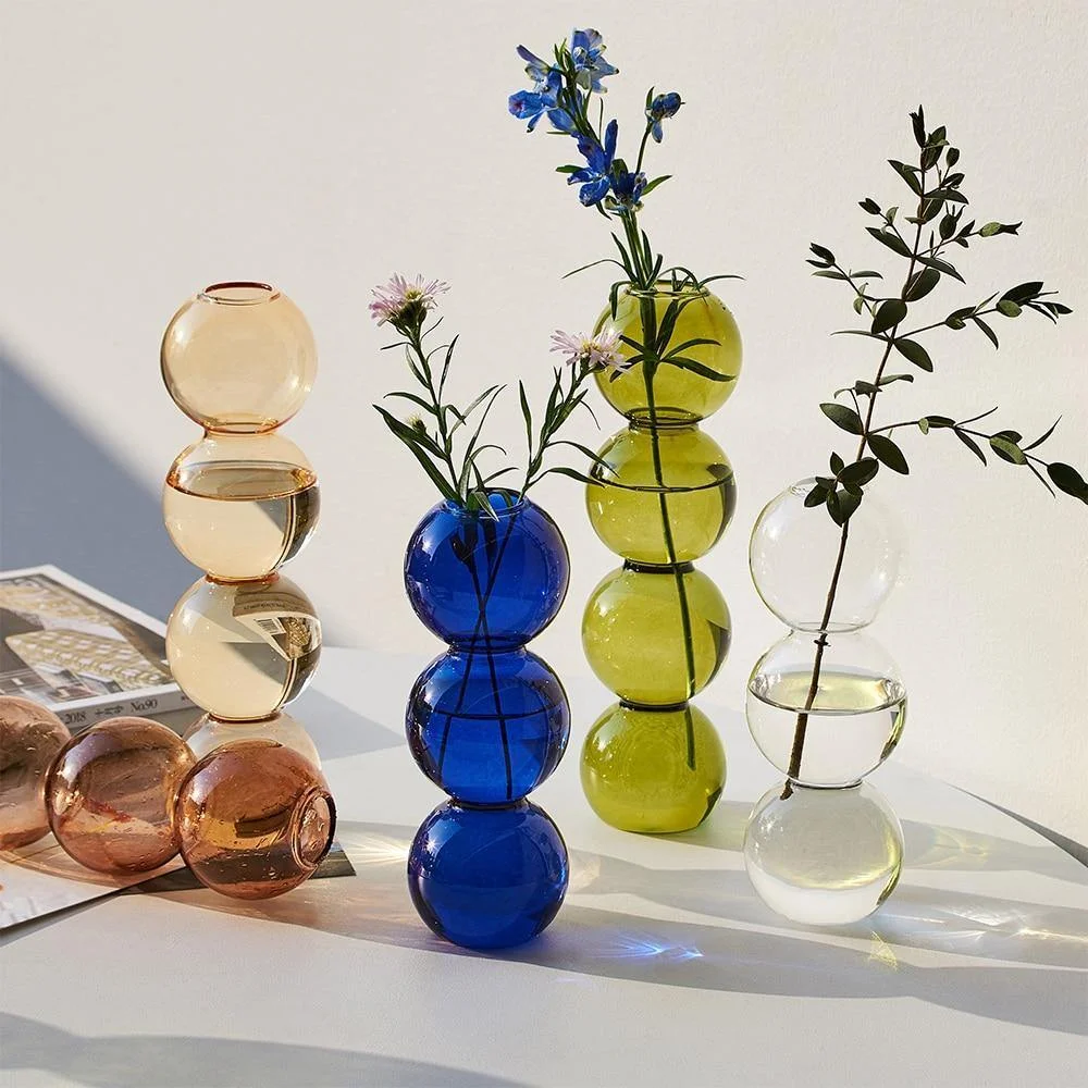 Elise Glass Bubble Vase