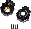 AMK Brass Counter Weight Black Coating TRX4 Portal Axle Housing for 1/10 RC Crawler TRX6 TRX-4 Bronco Defender Upgrade (8 in 1 Set for TRX4)