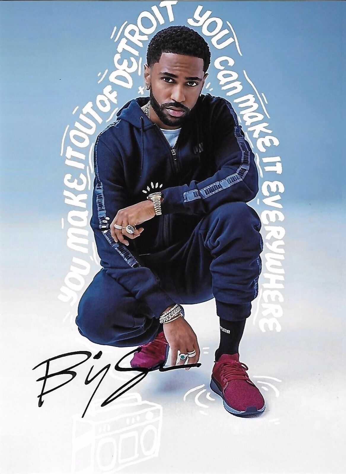 BIG SEAN signed Autographed Photo Poster painting RARE
