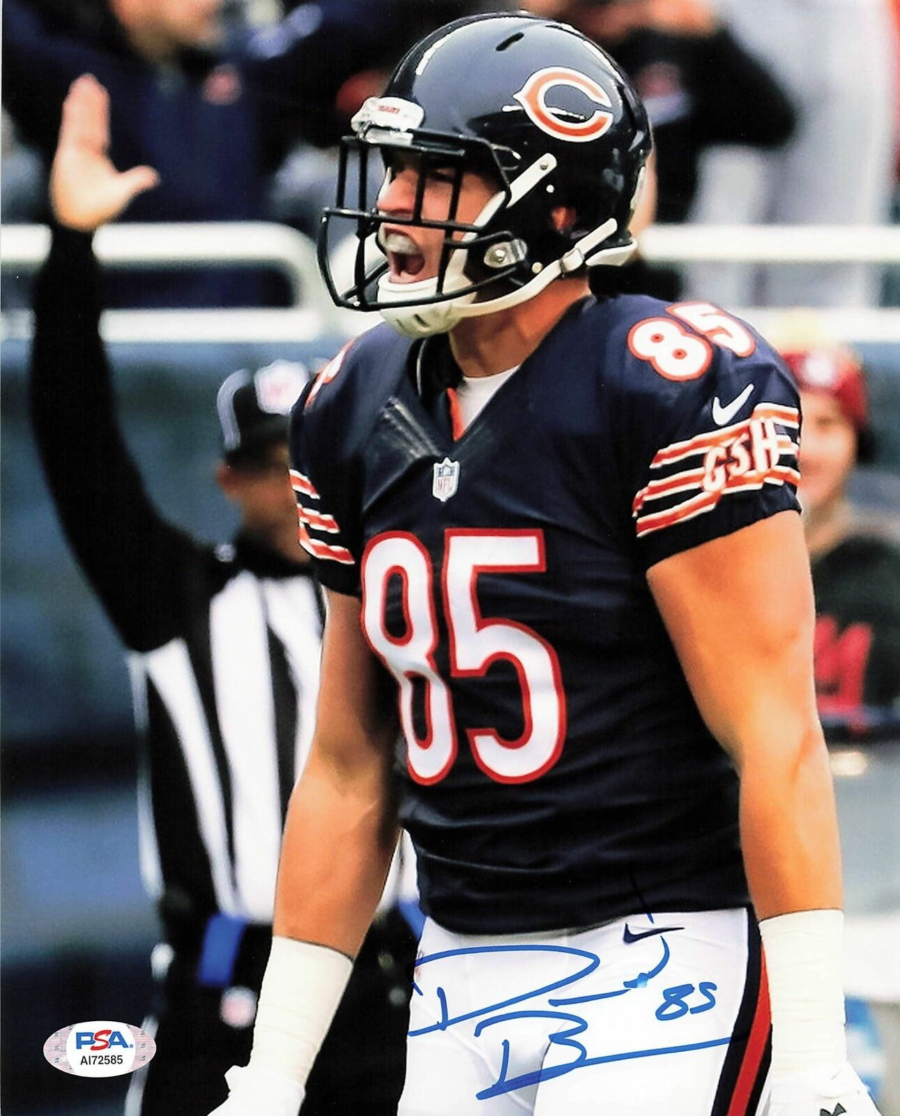 DANIEL BROWN Signed 8x10 Photo Poster painting PSA/DNA Chicago Bears Autographed