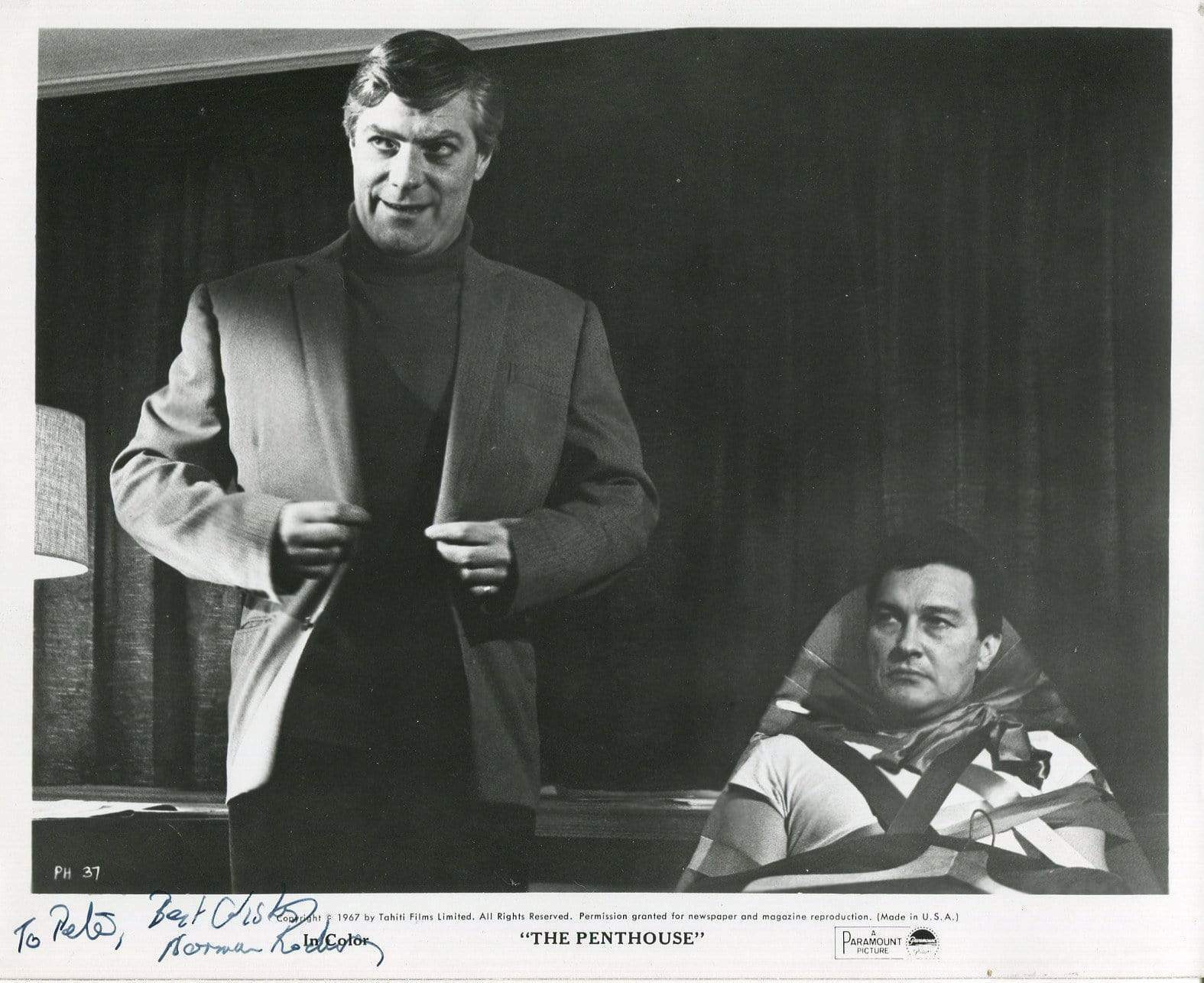 Norman Rodway autograph Irish actor signed Photo Poster painting