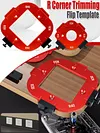 Woodworking Router Templates R10-R25/R30-R50 Radius Jig Arc Angle Template