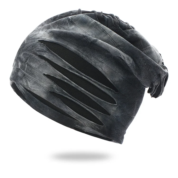 Autumn And Winter Tie-Dye Hole Sports Cap