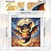 Diamond Painting - Partial Special Shaped Drill - Halloween Bat(Canvas|30*30cm)
