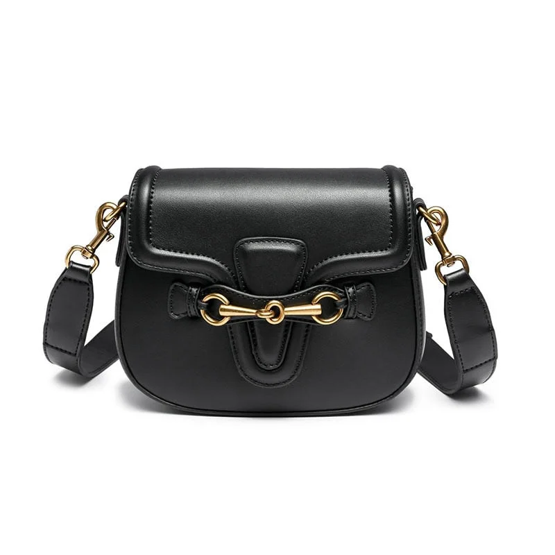 LUYO Fashion Saddle Leather Luxury Handbags Women Bags Designer Crossbody Bags For Woman Shoulder Messenger Summer Bag Female