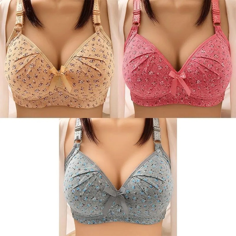 Plus Size Soft Comfort Bra Wire Free(3pcs--70% OFF)