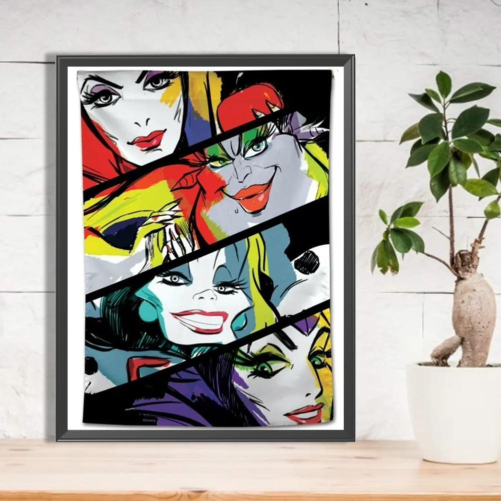 Full Round Diamond Painting 30*40cm - Bad Woman