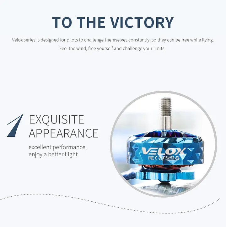 V2207.5 V2 Brushless Racing Motor for Freestyle Drones