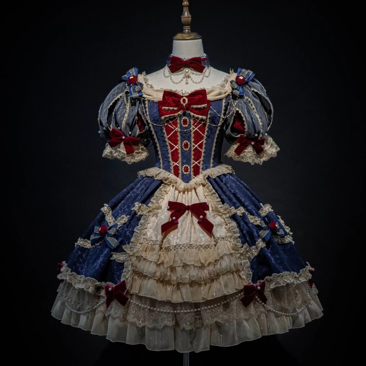 [Full Payment Reservation] Snow White Fairy Gorgeous Lolita Dress ME59