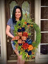 🔥Fall Hot Sale 49% Off🔥Extra Large Fall Pumpkins Wreaths for Front Door-mysite-Adracos