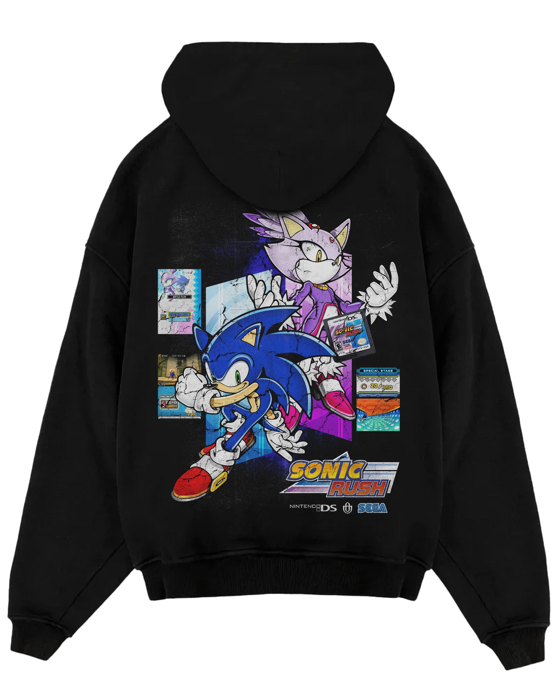 Video Games 'Sonic Rush' Oversized Hoodie