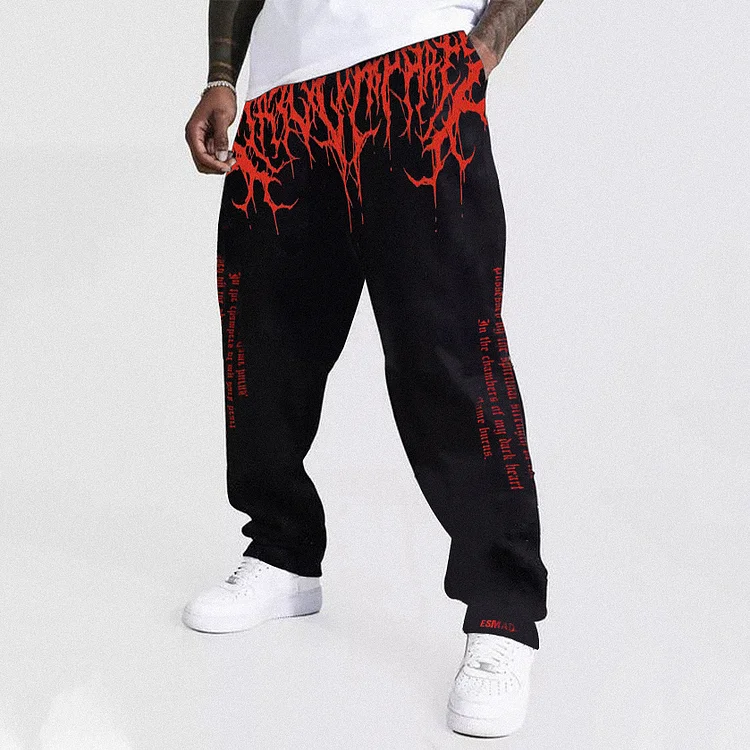 Blood Red Coil Devil Casual Sweatpants