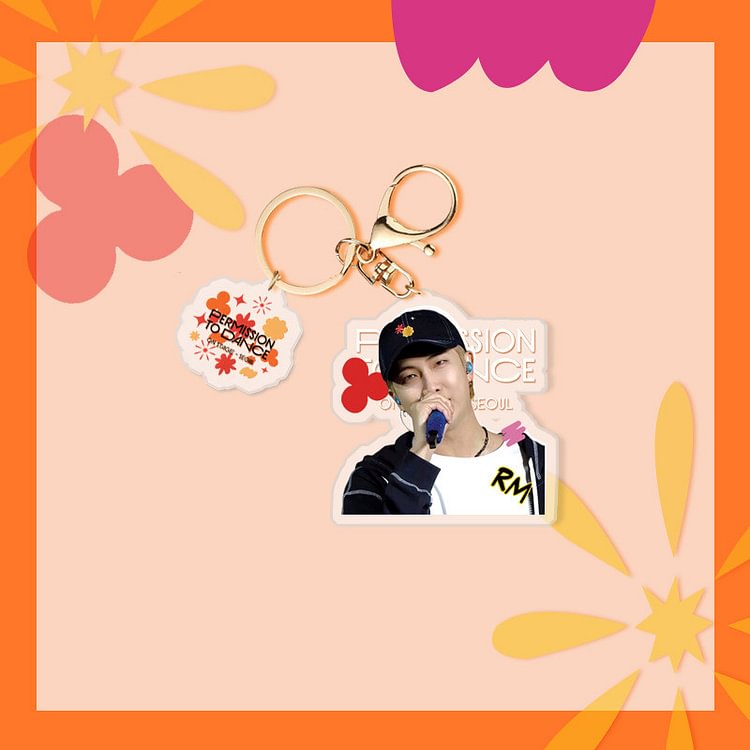 2022 Permission To Dance On Stage Concert Keychain