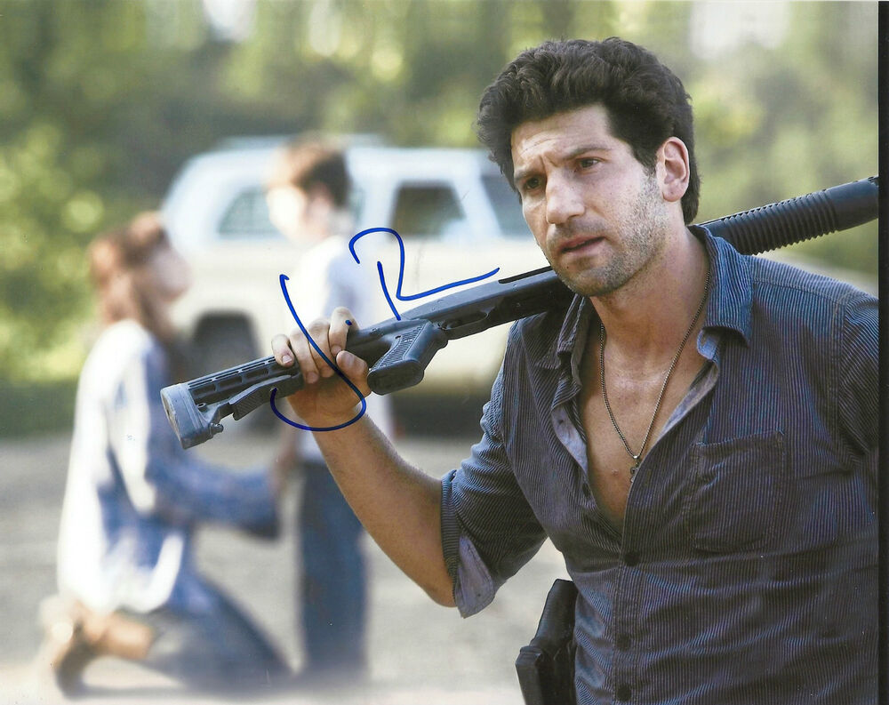 JON BERNTHAL 'THE WALKING DEAD' SHANE SIGNED 8X10 PICTURE *COA 1