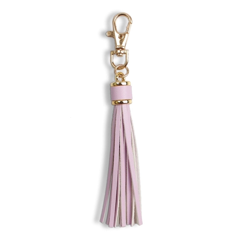 Retro Tassel Pu Leather Alloy Unisex Bag Pendant Keychain