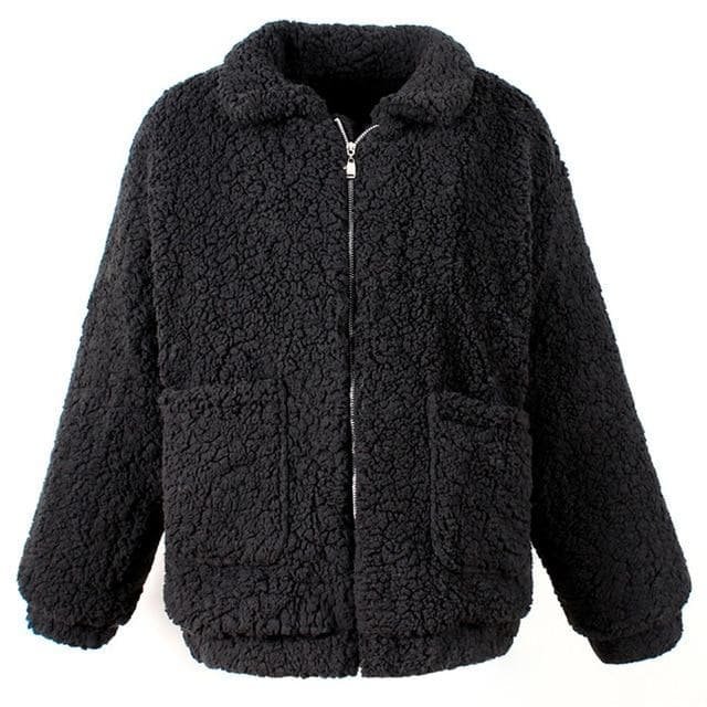 8 Colors Thick Warm Fur Lambswool Jacket SP14662