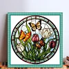 (Counted/Stamped) Butterfly - 18CT Cross Stitch 20*20cm/7.87*7.87in