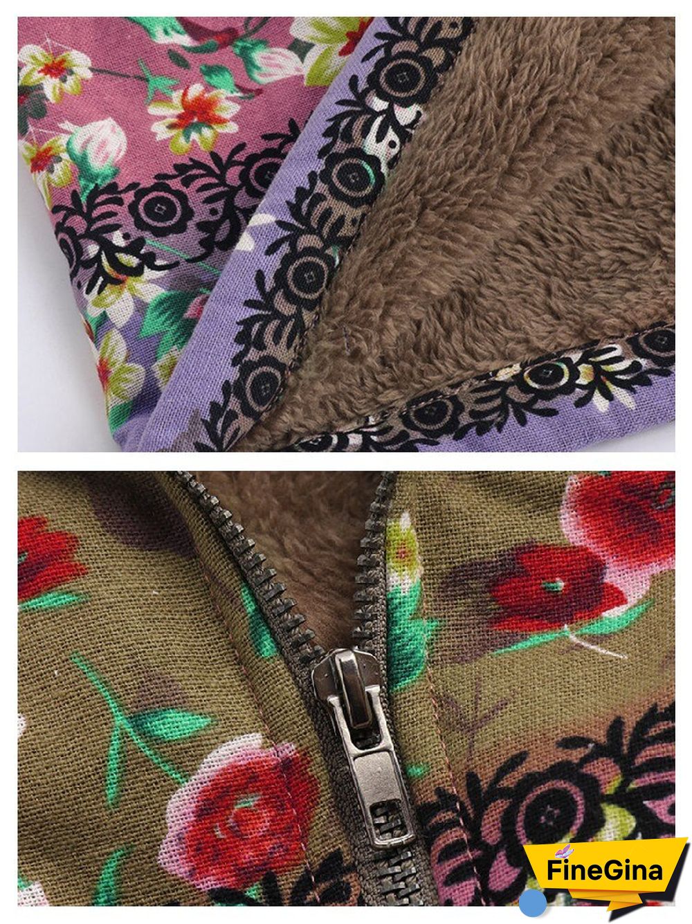 Winter Clothes Women New Printed Cotton Clothing Medium And Long Thickened Cotton Coat Coat Casual Jacket Women Coats Tops