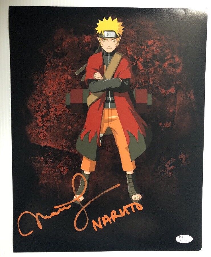 Maile Flanagan Signed Autographed 11x14 Photo Poster painting Naruto Shippuden JSA COA 10