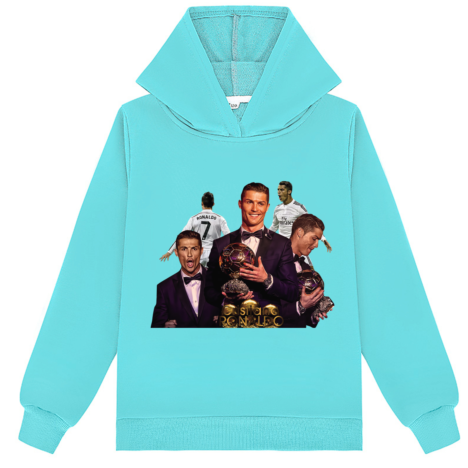 Mayoulove Kids' Cristiano Ronaldo Hoodie - Stylish Unisex Pullover for Boys  Girls, Perfect Soccer Fan Gear-Mayoulove