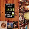 When life gives you lemons just add vodka - Metal Tin Signs(8*12Inch/12*16Inch) - Bar