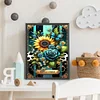 Diamond Painting-DIY Full Round Drill Sunflowers Butterflies Roses