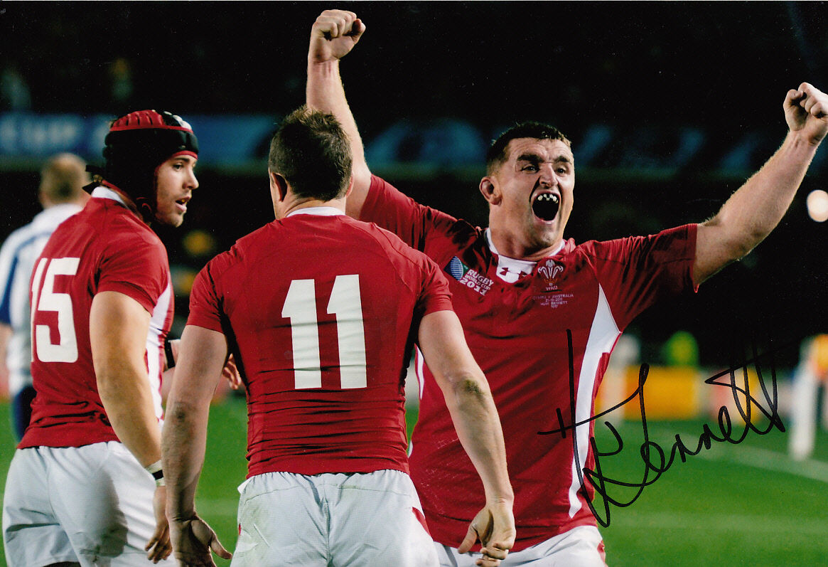 Huw Bennett Hand Signed Wales Photo Poster painting 12x8 2.