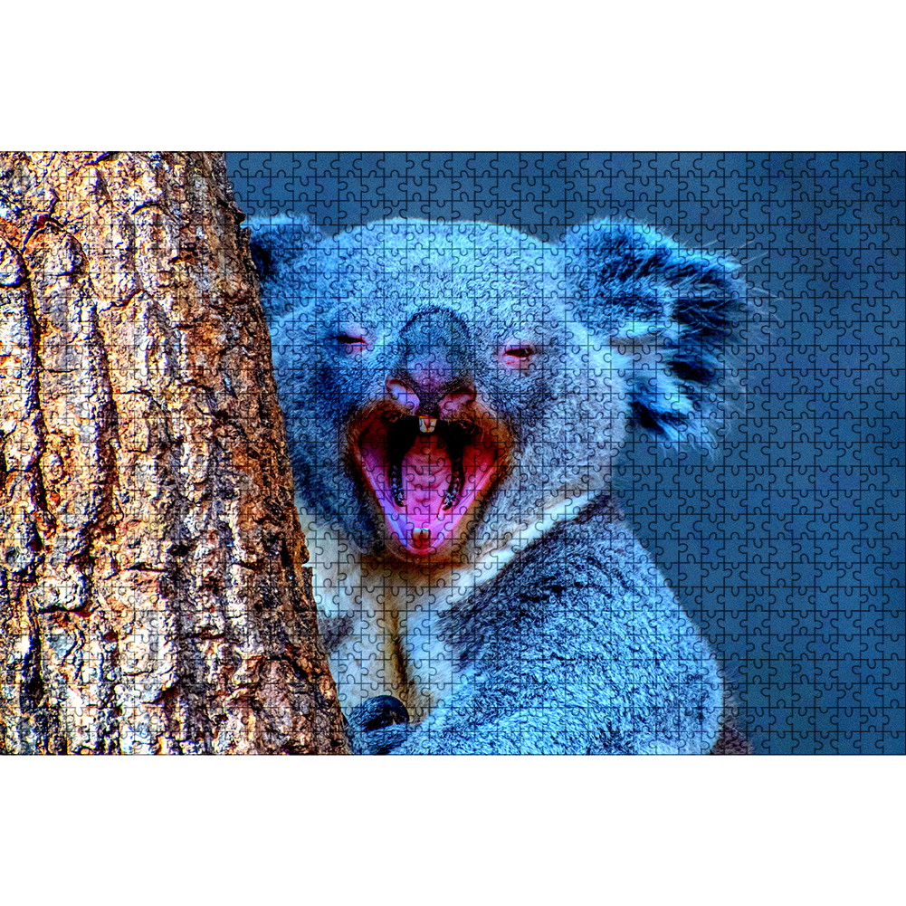 

Happy Koala - 1000 Pieces Jigsaw Puzzle, 501 Original
