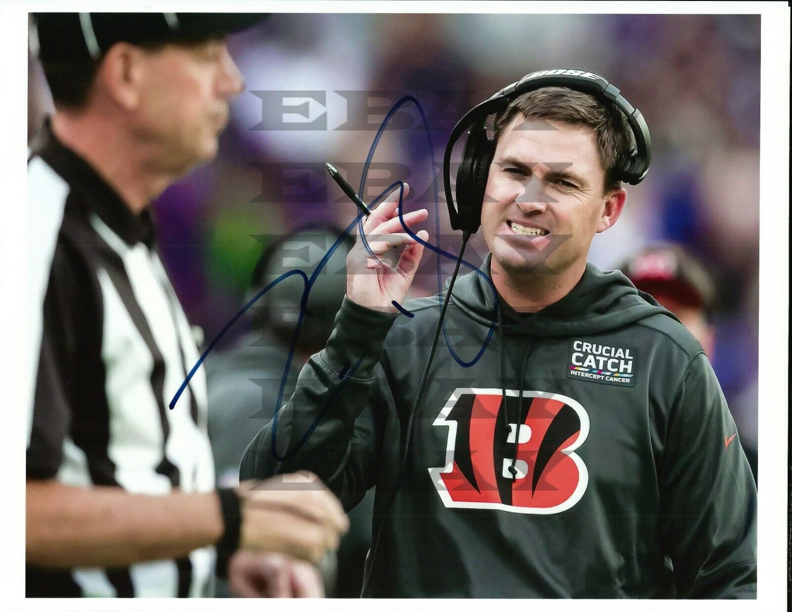 Zach Taylor Coach Bengals Signed 8x10 autographed Photo Poster painting Reprint