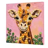 DIY Pre-Framed Giraffe Button Art Canvas Kit