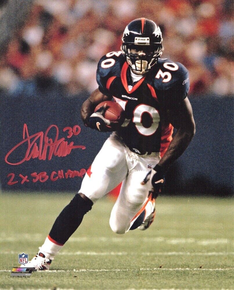 Terrell Davis Autographed Signed 8x10 Photo Poster painting HOF Broncos REPRINT