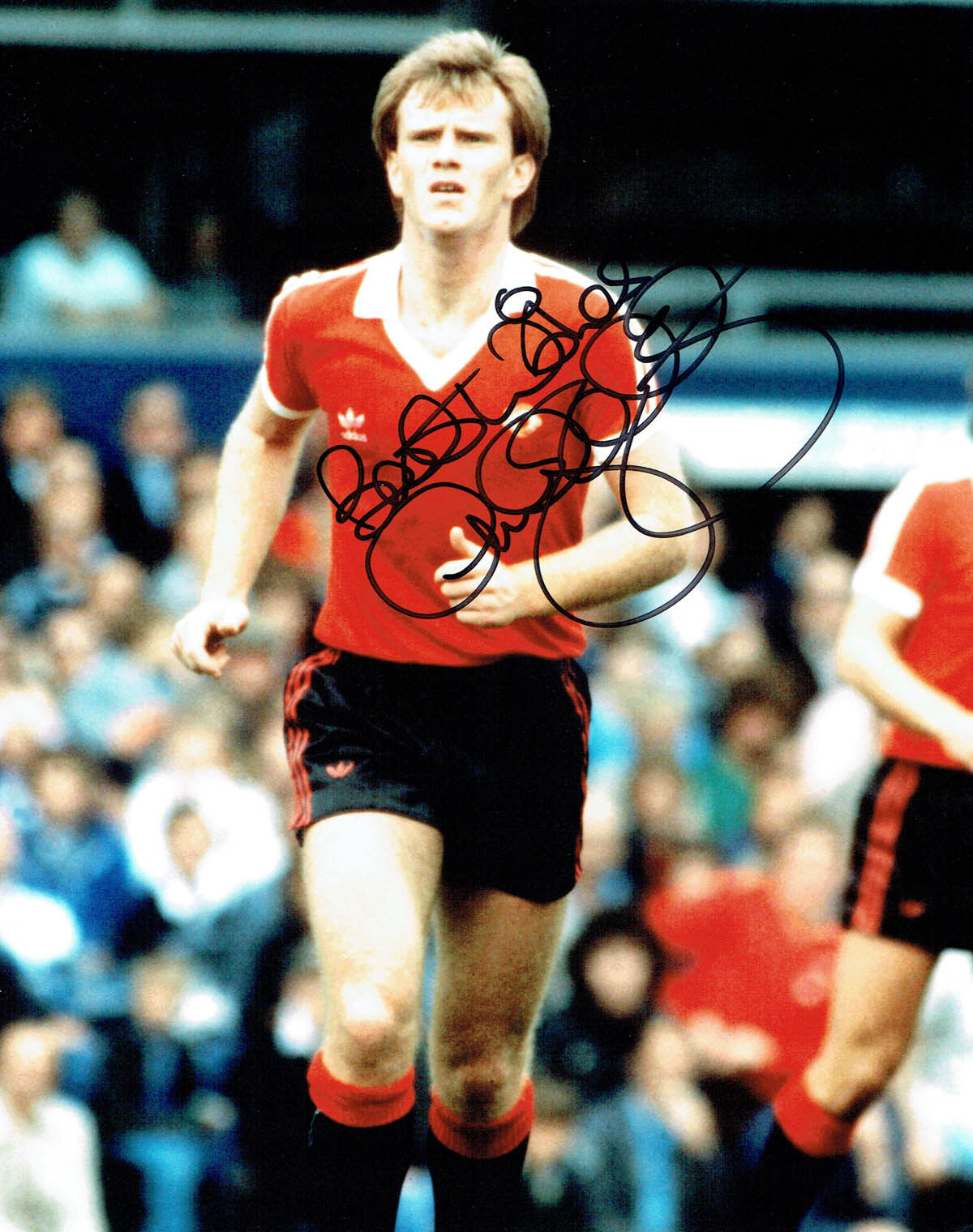 Andy RITCHIE Manchester United Football Signed Autograph 10 x 8 Photo Poster painting AFTAL COA