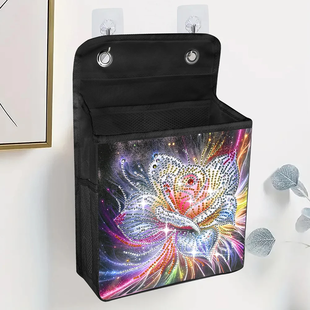 DIY Flower Diamond Painting Storage Bag Diamond Art Sundries Holder Bag