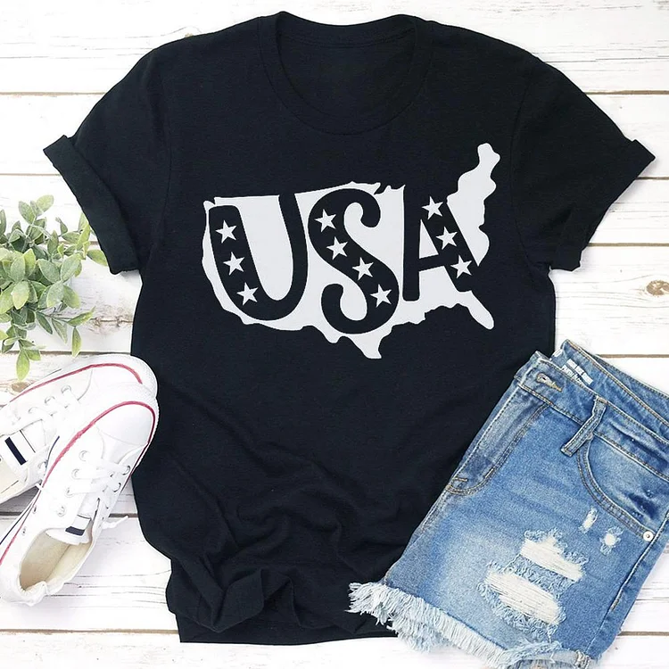 Independence Day USA T-shirt Tee-Annaletters