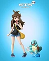 1/20 & 1/8 Scale World Zukan Green & Squirtle - Pokemon Statue - STS Studio