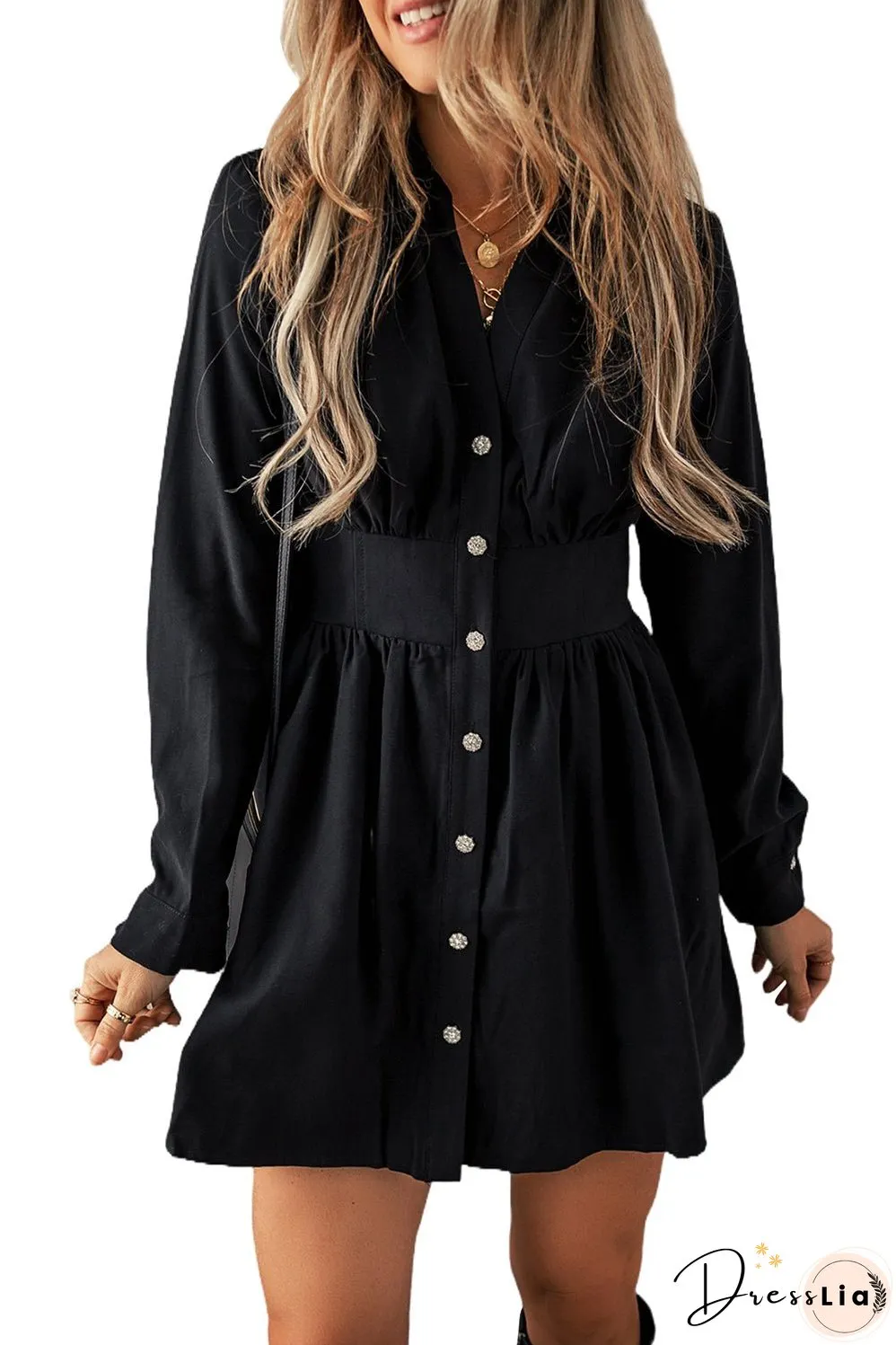 Flared Mini Dress