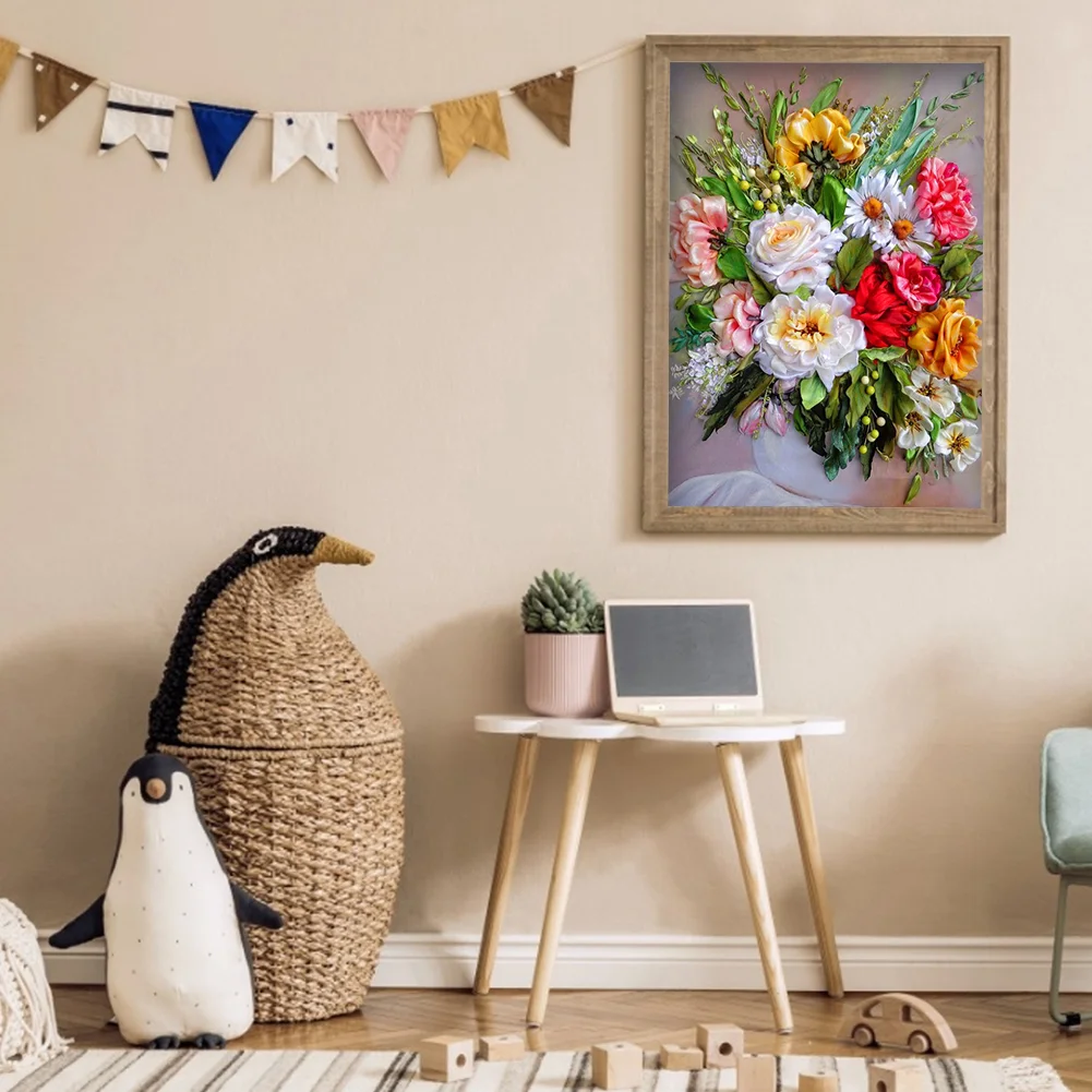 Diamond Painting - Full Round Drill - Bouquet(30*40cm)