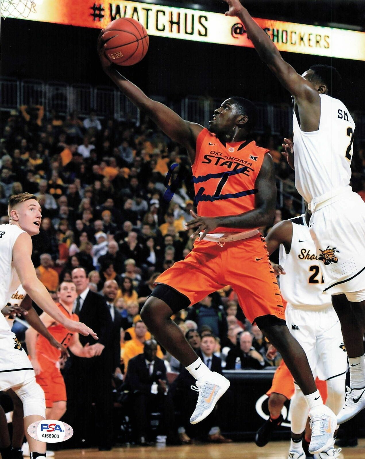 Jawun Evans signed 8x10 Photo Poster painting PSA/DNA Oklahoma State Cowboys Autographed