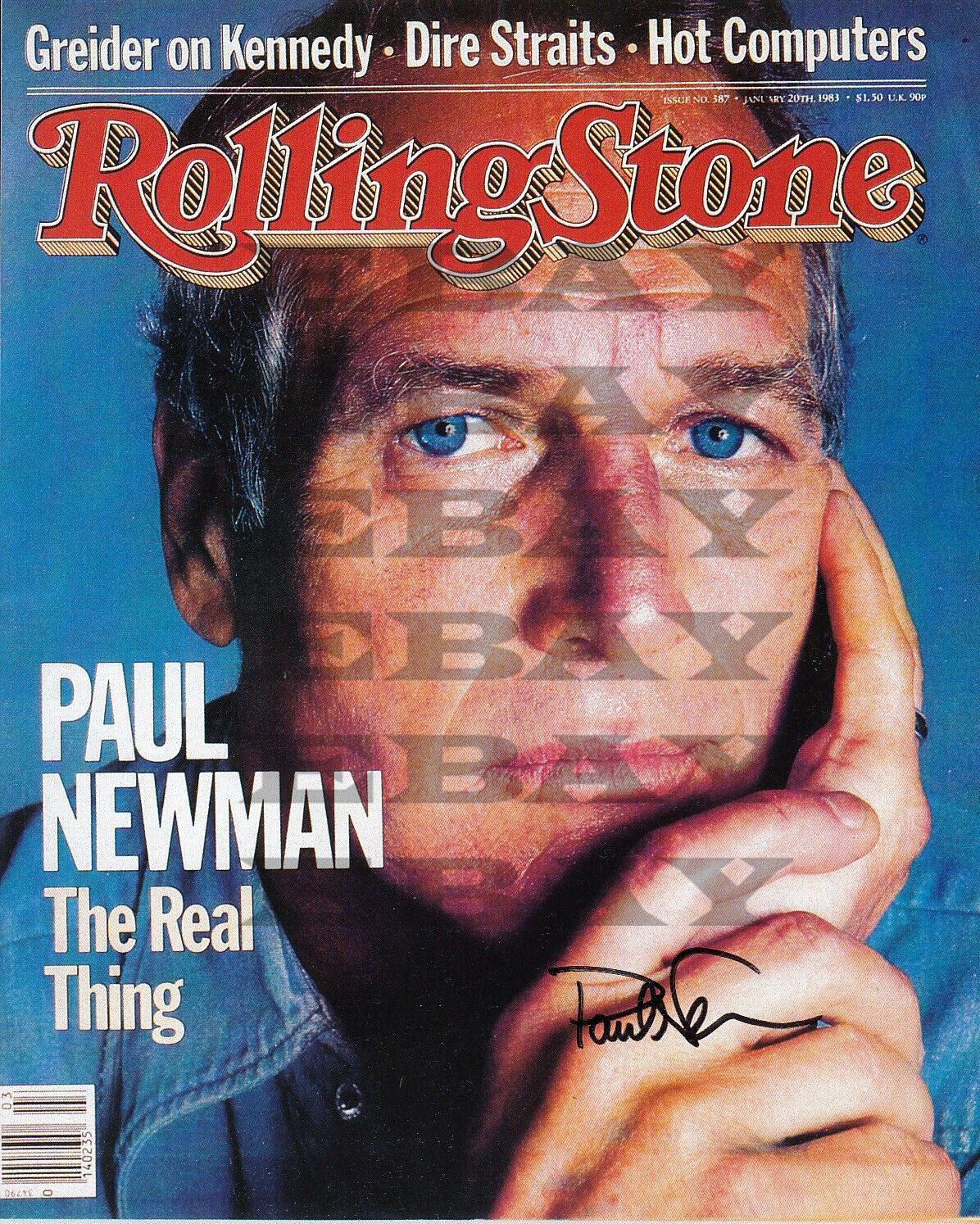 Paul Newman Autographed Signed 8x10 Photo Poster painting Reprint