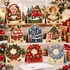12Pcs DIY Pearl Diamond Painting Christmas Cards, 3D Greeting Card Craft Kits with Resin Pearls, Handmade Holiday Cards for Adults, Christmas Gifts & Decorations