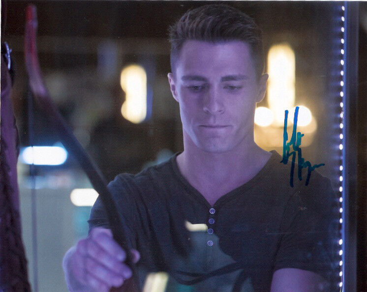 Colton Haynes Arrow Autographed Signed 8x10 Photo Poster painting COA