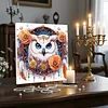 (Pre-Framed)Owl-Special Shape Diamond Painting Kit(25x25cm)